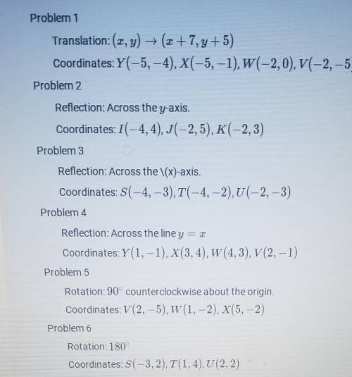 Who can do these 6 problems for me ???????​