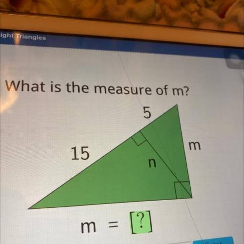 I need help to find m =