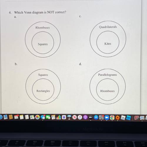 Which Venn Diagram is NOT correct?