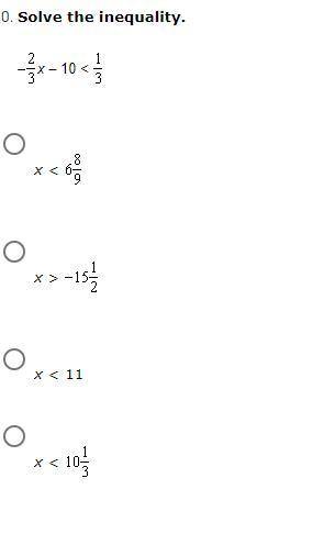 Solve inequality which answer is it a,b,c,d (urgent help)