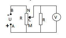 Cho mạch điện như hình vẽ. Điện trở RMN = R = 12. Ban đầu con chạy C

tại trung điểm MN, hiệu điệ
