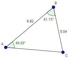 PLEASE HELP ASAPP :(

Find the area of triangle ABC.
Answer Options:
A. 18.52 units²
B. 12.16 unit
