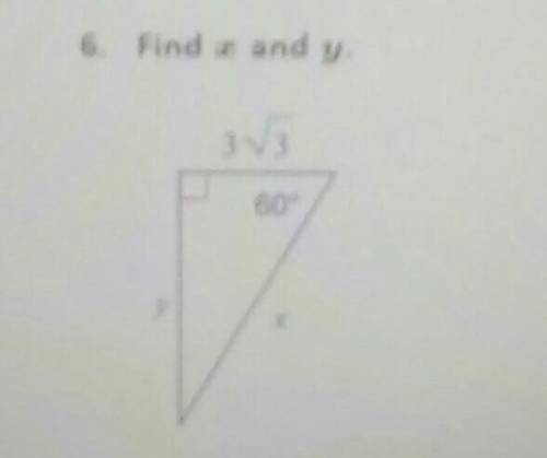 Find x and y plz help me show work​