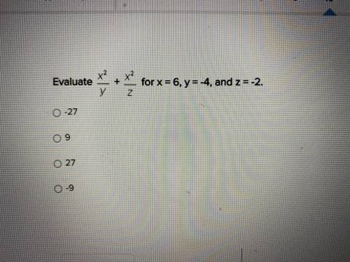 Evaluate Equation
Please help!!