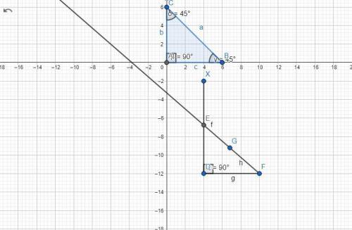 Draw a line segment, , of any length anywhere on the coordinate plane, but not on top of ∆ABC. Choos