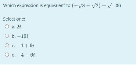 Looking for the equivalent of the expression. I'm able to simplify but not able to find the equival