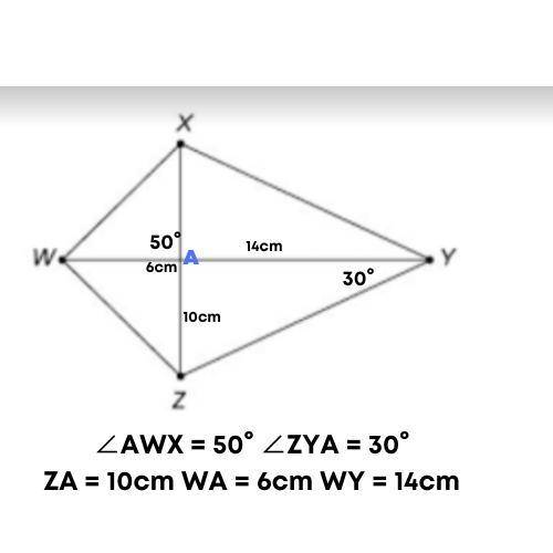 Please help me calculate WXA, ZXY, XAW, WAZ, ZWA and ZAY in the image
