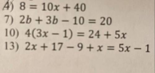 Can someone please help me on these 4 questions PLEASE HELP ME!!