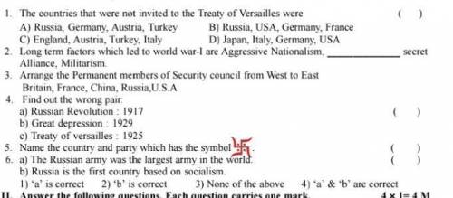 The countries that we are not invited to the treaty of versailles were ​