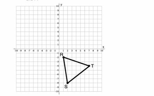 ΔRST is reflected across the line y = x to form ΔR’S’T’. Find the coordinates of the points R’, S’