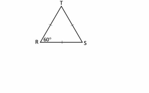Find the measures of angles S and T in the triangle below.