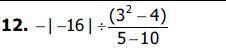 Use order of operations to solve the equation