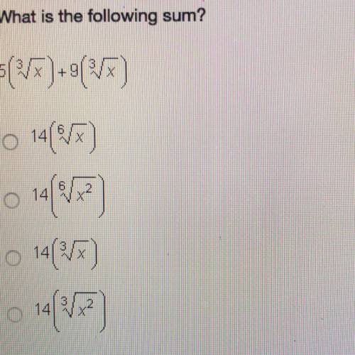What is the following sum?
5(XXX)+9(x)