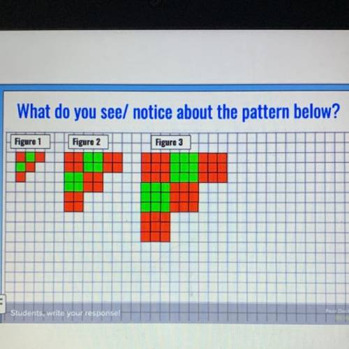 Help please! What’s do you see/notice about the pattern below?