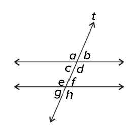Which angles represent alternate interior angles?

Question 21 options:
G and H
A and D
B and H
C
