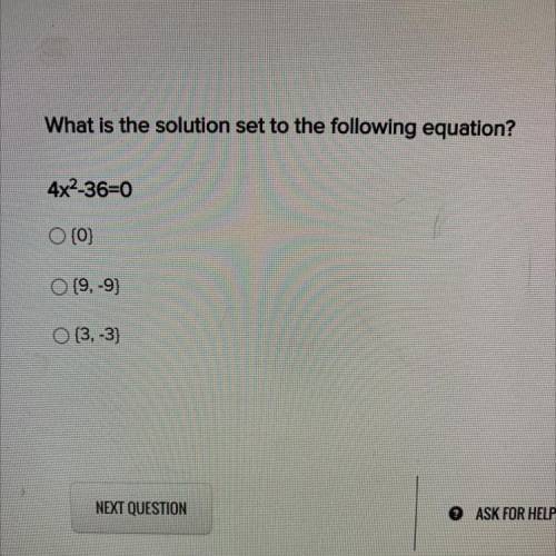 What is the solution set to the following equation?