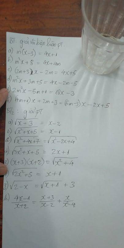 \ sqrt {x ^ 2 + 4x + 7} = \ sqrt {x ^ 2-2x + 4