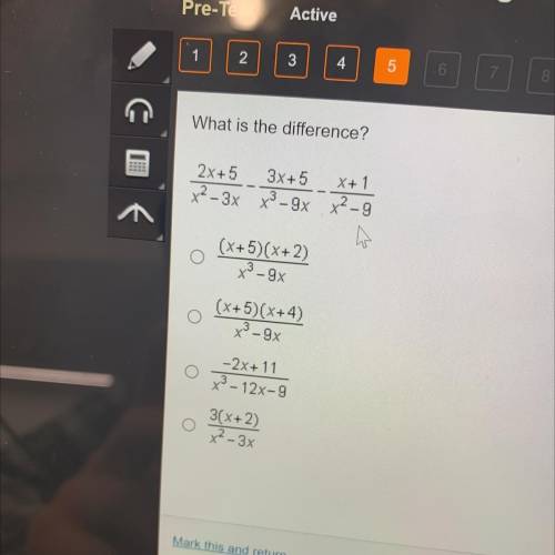 What is the difference?
2x+5 3x+ 5 X+ 1
x² – 3x X² – 9x x²-g