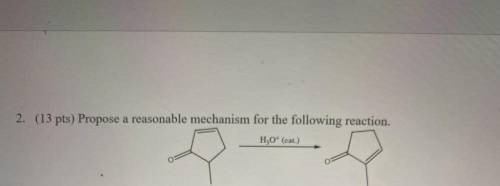 Propose a reasonable mechanism for the following reaction