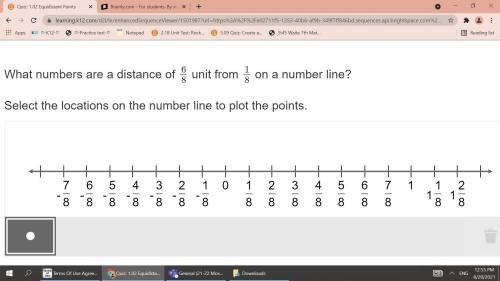 (help pls), What numbers are a distance of 68 unit from 18 on a number line?

Select the locations