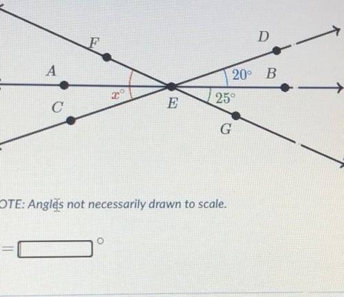 What does X equal in this?​