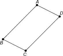Which of the following statements must be true about parallelogram ABCD?

A) ∠A ≅ ∠D B) ≅ C) ∠B +∠