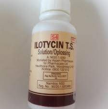 Hi, I got this ointment for my acne from my dermatologist it is called Ilotycin T.S, it says apply
