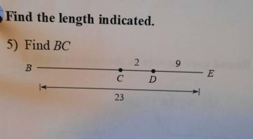 Points A, B, and C are collinear. Point B is between A and C. Find the length indicated.​