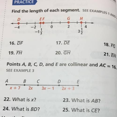 I need help with questions 16-25