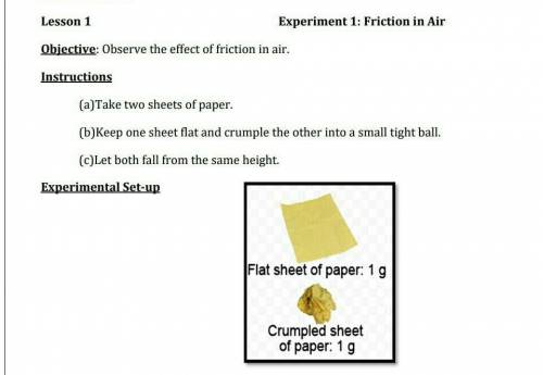 What causes one sheet of paper to fall more slowly than the other?

Does gravity have an effect on