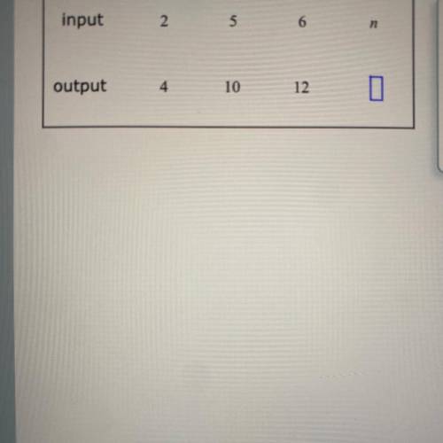 50 POINTS WILL MARK BRAINLIEST Below is the table of values of a function. Write the output when th