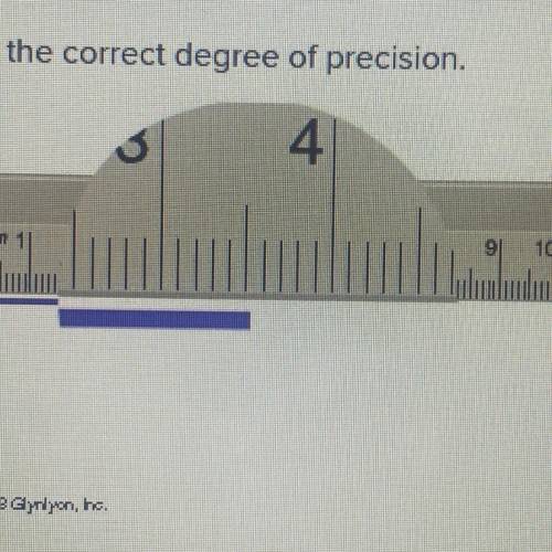 Read the ruler in millimeters to the correct degree of precision
3.50
3.55
35
35.1