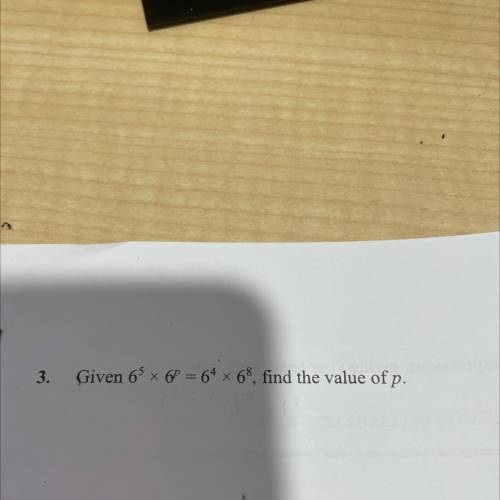 Find the value p with working