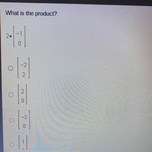 What is the product?
-1