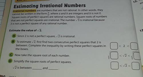 Estimating Irrational Numbers​