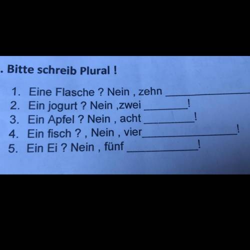 Someone help me with german exercises !! will mark the brainliest