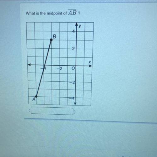 What is the midpoint of AB