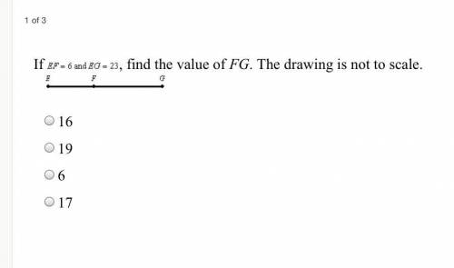 Find the value of FG