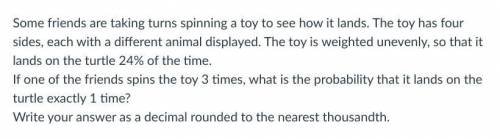 Some friends are taking turns spinning a toy to see how it lands. The toy has four sides, each with