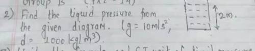 Someone please help!!what is the formula and SI unit of liquid pressure.​