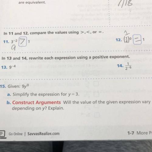 PLEASE HELP 8TH GRADE EASY MATH

Please do number 13,14,15 AND PLEASE SHOW WORK (I WILL MAEK