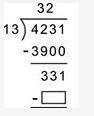 PLEASE HELP What number should be placed in the box to help complete the division calculation?