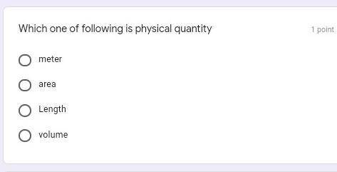 Which one is not physical quantity question is mistake