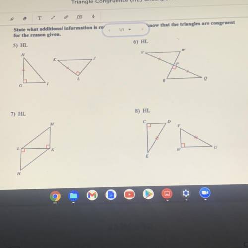 Determine If the two triangles are congruent. If they are , state how you know