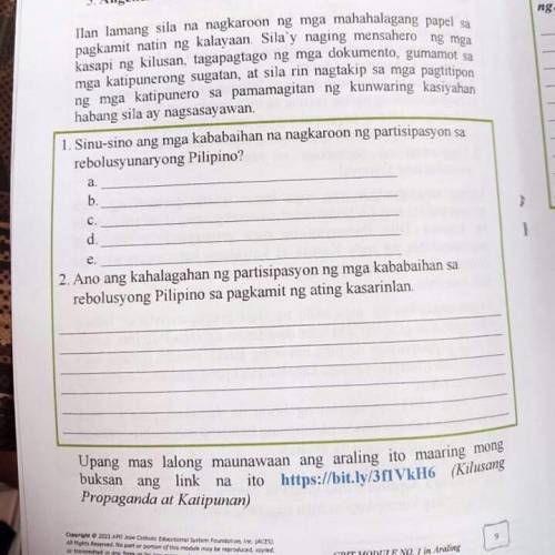 Can someone please answers this? Thank you!:> (ps. tagalog only)