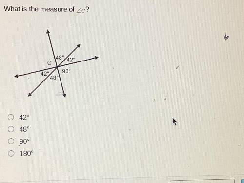 What is the measure of c