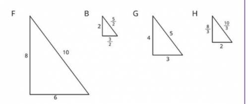 What are the areas of all these triangles? I need help please? and if you could do explanations tha