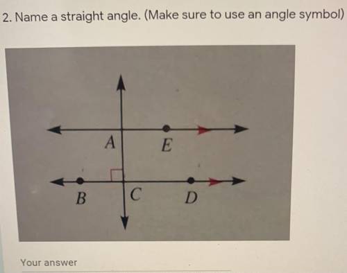 Helpp explain too plss 
name a straight angle. (Make sure to use an angle symbol) *