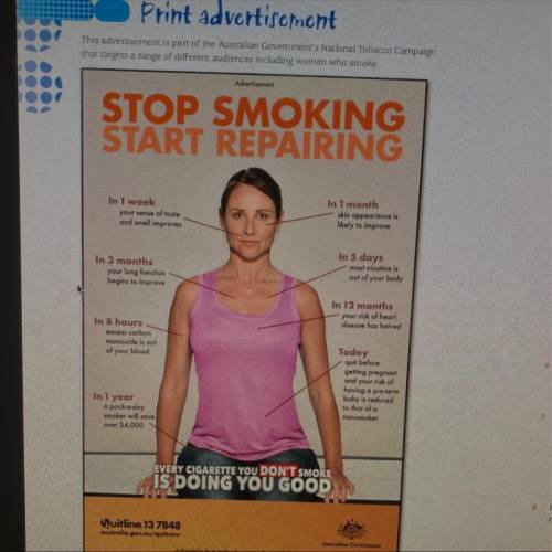 One question and u get a brainlist!

1) many anti- smoking advertisements appeal to the emotion of