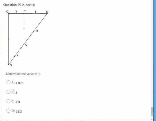 Determine the value of y.